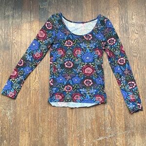 5/25 Floral Long Sleeve Top
